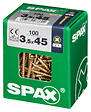 SPAXFRANCE - SPAX TF PZ 3.5x45 YELLOX 100 PC - vignette