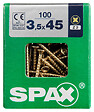 SPAXFRANCE - SPAX TF PZ 3.5x45 YELLOX 100 PC - vignette