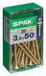 SPAXFRANCE - SPAX TF PZ 3.5x50 YELLOX 20 PC - vignette
