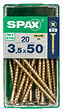 SPAXFRANCE - SPAX TF PZ 3.5x50 YELLOX 20 PC - vignette