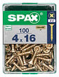 SPAXFRANCE - SPAX TF PZ 4x16 YELLOX 100 PC - vignette