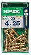 SPAXFRANCE - SPAX TF PZ 4x25 YELLOX 20 PC - vignette
