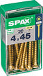 SPAXFRANCE - SPAX TF PZ 4x45 YELLOX 20 PC - vignette