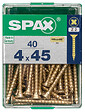 SPAXFRANCE - SPAX TF PZ 4x45 YELLOX 40 PC - vignette