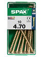 SPAXFRANCE - SPAX TF PZ 4x70 YELLOX 10 PC - vignette