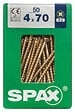 SPAXFRANCE - SPAX TF PZ 4x70 YELLOX 50 PC - vignette