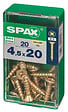 SPAXFRANCE - SPAX TF PZ 4.5x20 YELLOX 20 PC - vignette