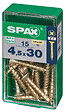 SPAXFRANCE - SPAX TF PZ 4.5x30 YELLOX 15 PC - vignette