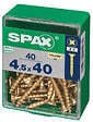 SPAXFRANCE - SPAX TF PZ 4.5x40 YELLOX 40 PC - vignette