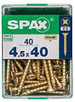 SPAXFRANCE - SPAX TF PZ 4.5x40 YELLOX 40 PC - vignette
