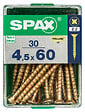 SPAXFRANCE - SPAX TF PZ 4.5x60 YELLOX 30 PC - vignette