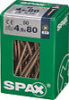 SPAXFRANCE - SPAX TF PZ 4.5x80 YELLOX 50 PC - vignette