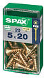 SPAXFRANCE - SPAX TF PZ 5x20 YELLOX 20 PC - vignette