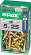 SPAXFRANCE - SPAX TF PZ 5x25 YELLOX 20 PC - vignette