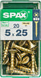 SPAXFRANCE - SPAX TF PZ 5x25 YELLOX 20 PC - vignette