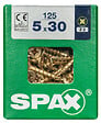 SPAXFRANCE - SPAX TF PZ 5x30 YELLOX 125 PC - vignette