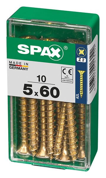 SPAXFRANCE - SPAX TF PZ 5x60 YELLOX 10 PC - large