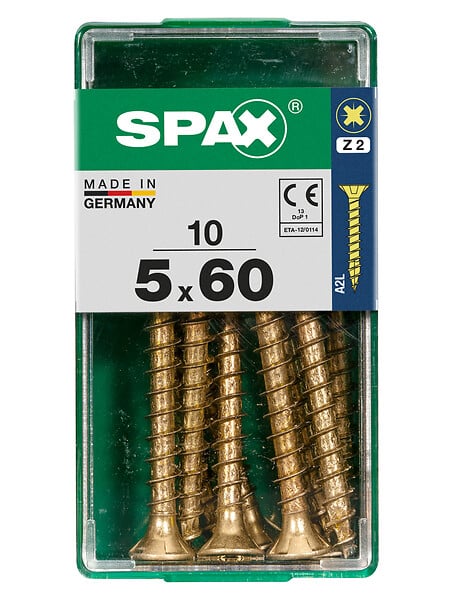 SPAXFRANCE - SPAX TF PZ 5x60 YELLOX 10 PC - large
