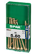 SPAXFRANCE - SPAX TF PZ 5x80 YELLOX 10 PC - vignette