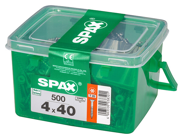 SPAXFRANCE - SPAX TF TX HKB 4x40 WIROX 500 PC - large