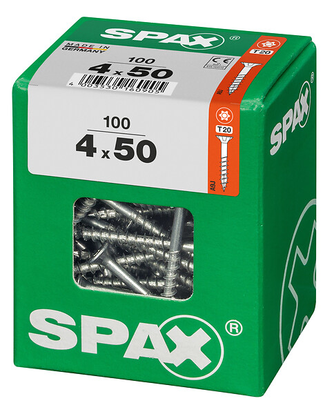 SPAXFRANCE - SPAX TF TX 4x50 WIROX 100 PC - large