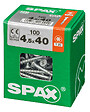 SPAXFRANCE - SPAX TF TX 4.5x40 WIROX 100 PC - vignette