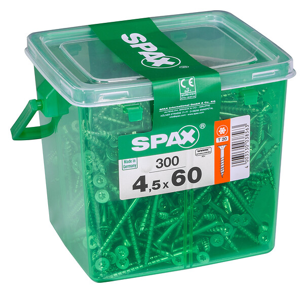SPAXFRANCE - SPAX TF TX HKB 4.5x60 WIROX 300 PC - large