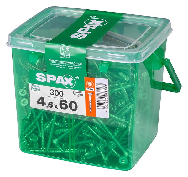 SPAXFRANCE - SPAX TF TX HKB 4.5x60 WIROX 300 PC - large
