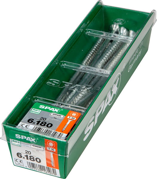 SPAXFRANCE - SPAX TF TX 6x180 WIROX 20 PC - large