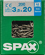 SPAXFRANCE - SPAX INOX TF 3.5x20 TX 200 PC - vignette