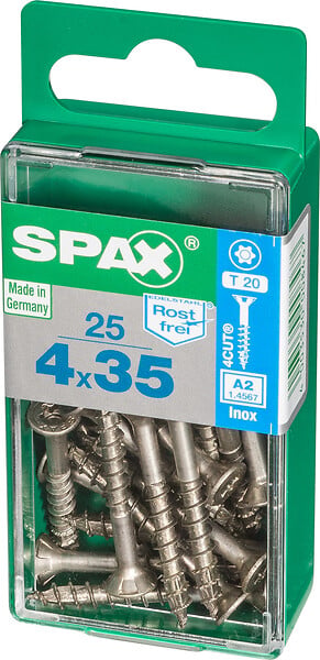 SPAXFRANCE - SPAX INOX TF 4x35 TX 25 PC - large
