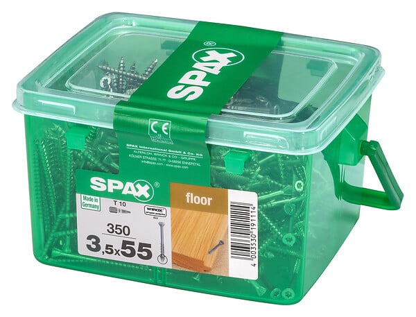 SPAXFRANCE - SPAX FLOOR PARQUET 3.5x55 WIROXTX 350 PC - large