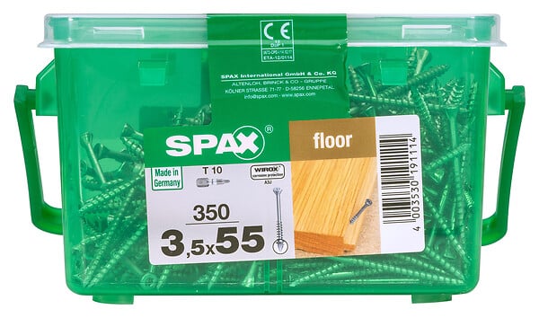 SPAXFRANCE - SPAX FLOOR PARQUET 3.5x55 WIROXTX 350 PC - large