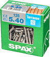 SPAXFRANCE - SPAX TERRASSE T. CYL. 5x40 TX 125 PC - vignette