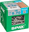 SPAXFRANCE - SPAX TERRASSE T. CYL. 5x70 TX 100 PC - vignette