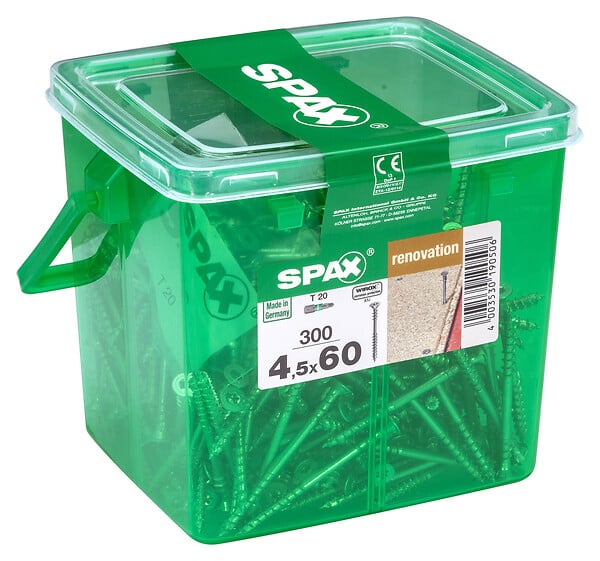 SPAXFRANCE - SPAX RENOVATION 4.5x60 WIROX TX 300 PC - large