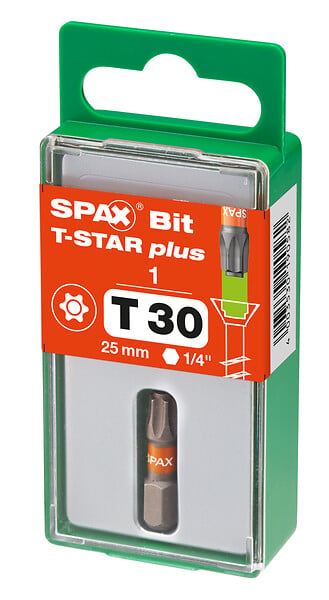 SPAXFRANCE - Spax embout tx t-star plus t30 1 pc - large