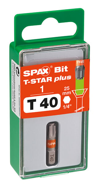 SPAXFRANCE - Spax embout tx t-star plus t40 1 pc - large
