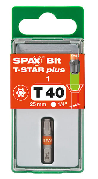 SPAXFRANCE - Spax embout tx t-star plus t40 1 pc - large