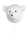 MATHIAS - Applique MATHIAS MILOW blanche, abat‑jour finition blanc mat, hauteur 19,3 cm, largeur 25,2 cm, profondeur 12,5 cm, compatible ampoule culot E27 non incluse, usage intérieur décoratif - vignette