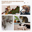 PAWHUT - Arbre à chat rond style cosy chic griffoir grattoirs sisal jeu suspendu souris niche avec coussin cordes d'algues tressées peluche courte beige - vignette