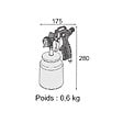LACME LACAIR - Pistolet de peinture pneumatique Lacme PRO - vignette