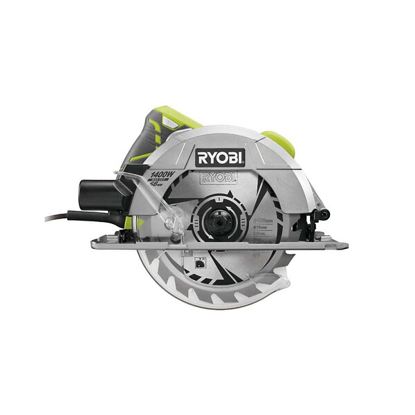 RYOBI - Scie circulaire RYOBI - 1400W - 66mm - 2 lames - RCS1400-KB48 - large