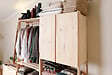 ASTIGARRAGA KIT LINE - Armoire en bois pour étagère NOVA, 79,5x76,5x40,5 cm - vignette