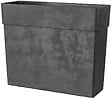 DEROMA - Muret Haut Like R - Anthracite - 118L - H.65xL.78xP.29.5cm - vignette