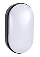 TIBELEC - Hublot ovale extérieur LED ALUDRA Noir IP54 8W - vignette