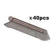 TIMBELA - Bordure De Jardin Décorative En Plastique Marron - 10 M De Long X 6 Cm De Haut - vignette