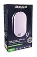 TIBELEC - ALUDRA Hublot ovale noir IP54 LED 12W avec détecteur, couleurs de lumi - vignette