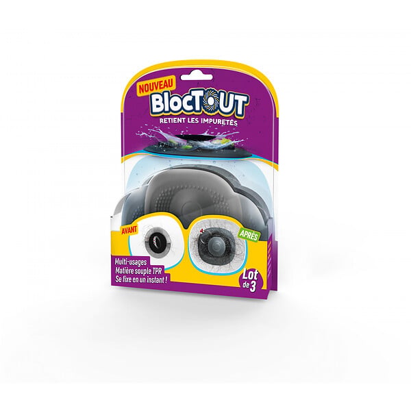 VENTEO - Filtre évier en silicone attrape aliments/cheveux BLOCTOUT - Venteo - large