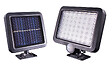 TIBELEC - Mini projecteur solaire LED avec détecteur - Noir - 3W - vignette